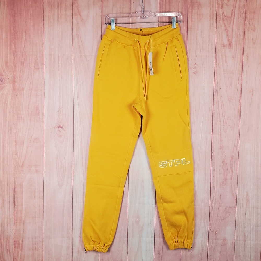 Staple Pigeon Reverse Sweatpants Mens Sz XS Tapered Leg Drawstring